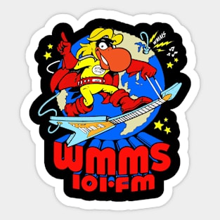 WMMS Radio - Buzzard Superhero Sticker